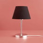 Opviq Lámpara de Mesa AYD-3404 Negro y Plata